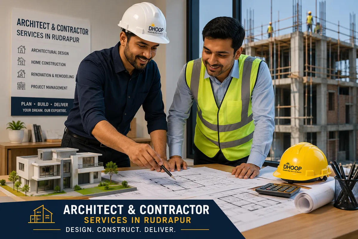 Architect and contractor services in Rudrapur reviewing house plans